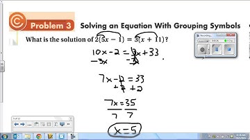 Ch  2 4   Solving Equations with variables on both sides
