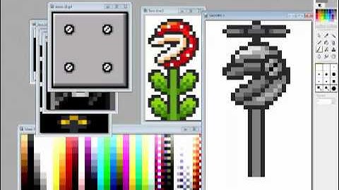 Making Robotic Pirhanna Plant NPC Hand Made - SMBX Timelapse