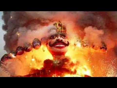 Big, Top, Huge Ravan Dahan Dussehra in Delhi (India) - YouTube