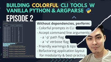 Build w/ Python 2: Colorful terminal CLI, argparse, python package structure (production-ready)