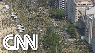 Rio tem manifestações pró e contra o governo em Copacabana e no centro | NOVO DIA