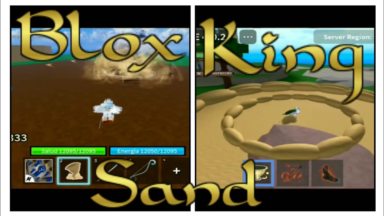 Sand Blox Fruits vs Sand King Legacy YouTube