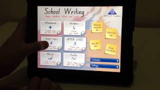 School Writing iPad App - Teacher Customisation for Tracings screenshot 3