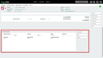 2022 Sage CRM Creating quotes and orders Rebrand