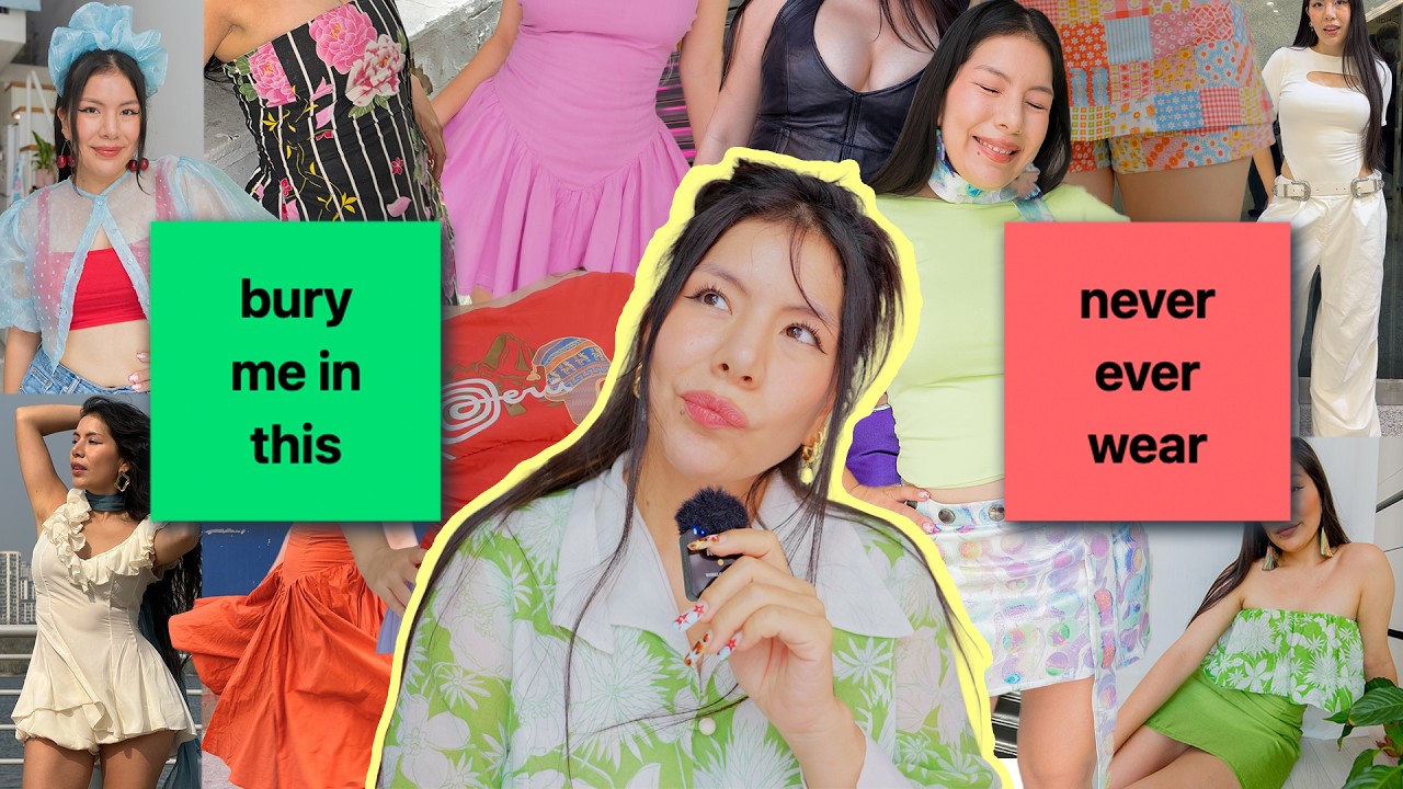 ranking every handmade piece I've made by how much I wear them 😬