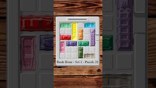 RushHour Traffic Jam Puzzle 1x32 #rushhour #trafficjam #shorts