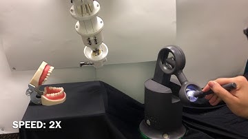 Teleoperation demo by Haptic device