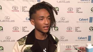 Jaden Smith awesome interview at 2016 EMA Awards Green carpet