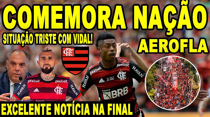 EXCELENTE NOTÍCIA NO FLAMENGO PARA FINAL! SITUAÇÃO DIFÍCIL COM VIDAL! TORCIDA DO MENGÃO APOIA NINHO!