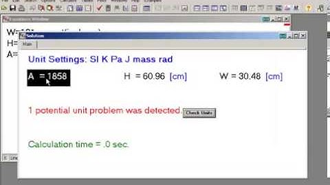 Units in EES (source: fchart)