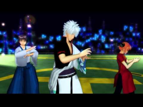 【ＭＭＤ銀魂】万事屋さんで「Melody Line」HD版