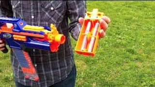 Nerf N-Strike Elite RapidStrike CS-18 - Range Test (Modded)