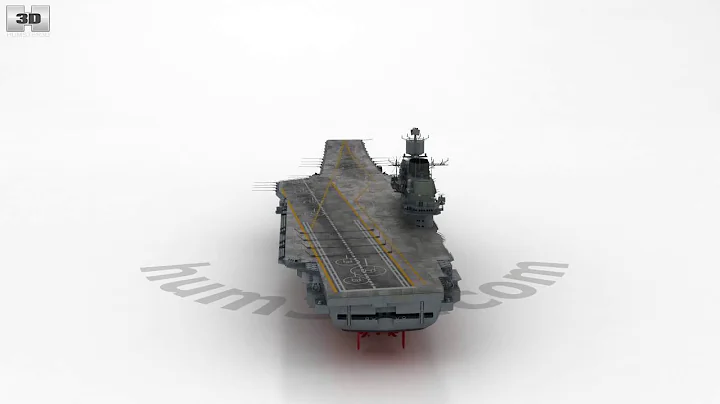 Admiral Kuznetsov aircraft carrier 3D model by 3DModels.org