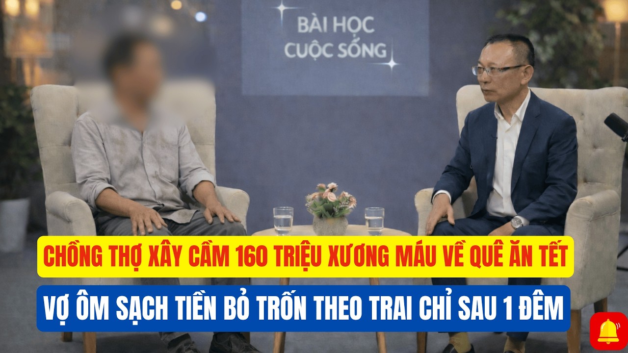 Chồng Thợ Xây Cầm 160 Triệu Xương Máu Về Quê Ăn Tết, Vợ Ôm Sạch Tiền Bỏ Trốn Theo Trai Chỉ Sau 1 Đêm