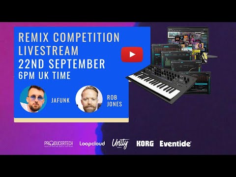 Jafunk Producertech Remix Comp Launch Livestream - Thursday 22nd 18.00 BST
