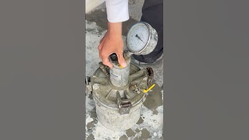 This is technique for inspection for air test. #construction #concrete #enginiring #machine #fyp