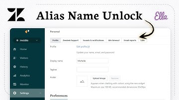 Een alias inschakelen in Zendesk (Profielbeheer)