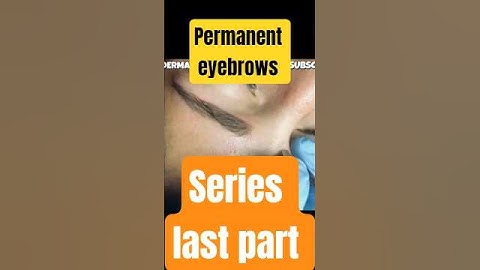PMU brows last step #shorts #pmu