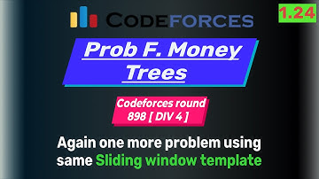 F. Money Trees | Codeforces 898 (Div 4)  | Sliding window |  C++ solution