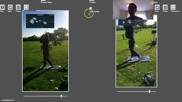 Lefty having a lesson with the BUll3d system and Boditrak pressure mat