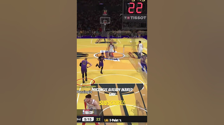 Porzingis injury from bloc #gamer #nba #nba2k25 #ps5 #basketball #lakers #streamer #sports #brgaming