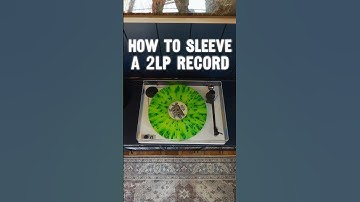 How to Sleeve a 2LP Record #records #recordcare #vinylrecords #vinyl #recordsleeves