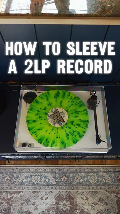 How to Sleeve a 2LP Record #records #recordcare #vinylrecords #vinyl #recordsleeves