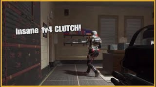Insane 1v4 CLUTCH! | Rainbow 6 Siege clip