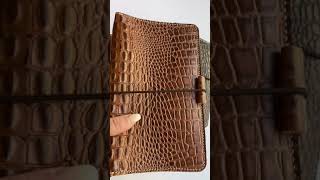 Planner Perfect's New Croc Line Launched NOW!!! #leather, #planners #travelersnotebooks