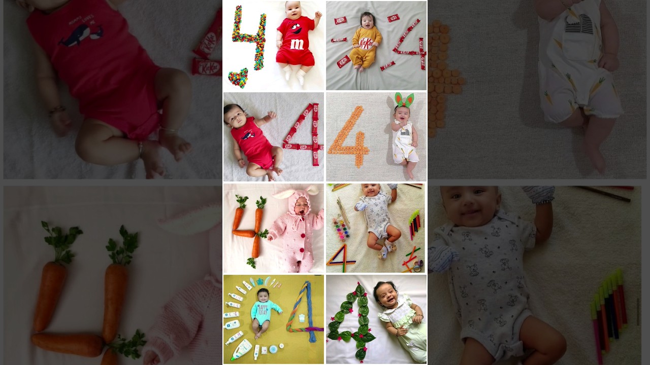 4 month baby photoshoot ideas at home | 4 month baby photoshoot 
