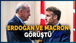 Cumhurbaşkanı Erdoğan, Fransız Mevkidaşı Macron ile Görüştü | NTV