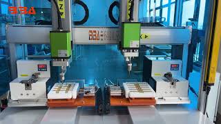 Celebrity BBA Double-Head Screwdriver Robot for Neutral Link Assembly – Full Automation Demo#ScrewdrivingRobot Net Worth