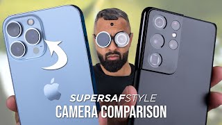 Supersaf Video iPhone 13 Pro Max vs Samsung Galaxy S21 Ultra Camera Test Comparison