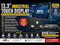 13.3” Industrial Touch Screen Display | IP65 Front Rugged Industrial Monitor SUNDAR TECHNO SOLUTIONS