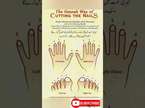 Sunnah way of Cutting Nails | Sunnah | Islamic Content - YouTube