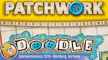 Patchwork Doodle — game overview at Spielwarenmesse 2019