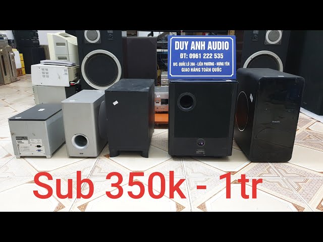 Báo giá loa Sub chỉ từ 350k - 1tr giá rẻ bass đánh rung cửa kính đã bán