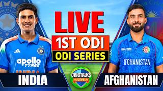 🔴 1st ODI, IND vs AFG, ODI Series Live Cricket Score &amp; Commentary, India vs Afghanistan Live Match