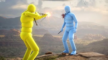 NPC Wars with Active Ragdoll Dudes #5 (Euphoria Physics)