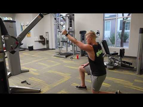 1/2 Kneeling 1-Arm Lat Pulldown