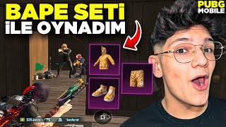 FULL BAPE SETİYLE OYNADIM!! w/ jezzy | pubg mobile