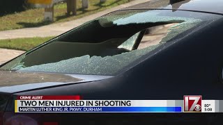 2 men injured in shooting in Durham
