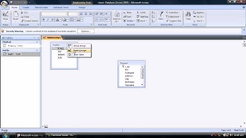 HOW TO RELATIONSHIP BETWEEN TWO TABLE IN MICROSOFT ACCESS