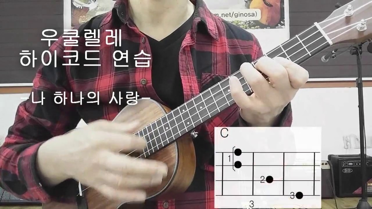 Ukulele High Chord 우쿨렐레 하이코드 연습 나 하나의 사랑 YouTube