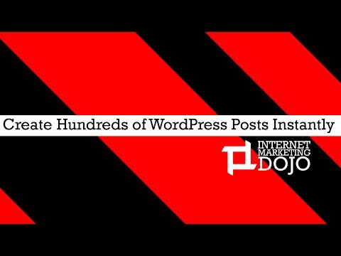 How to Create Hundreds of WordPress Posts Instantly with Bulk Post
