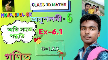 Class 10 Maths Exercise 6.1 Q1 Q2 Q3 Chapter 6 in Assamese #@skmujahidul2766