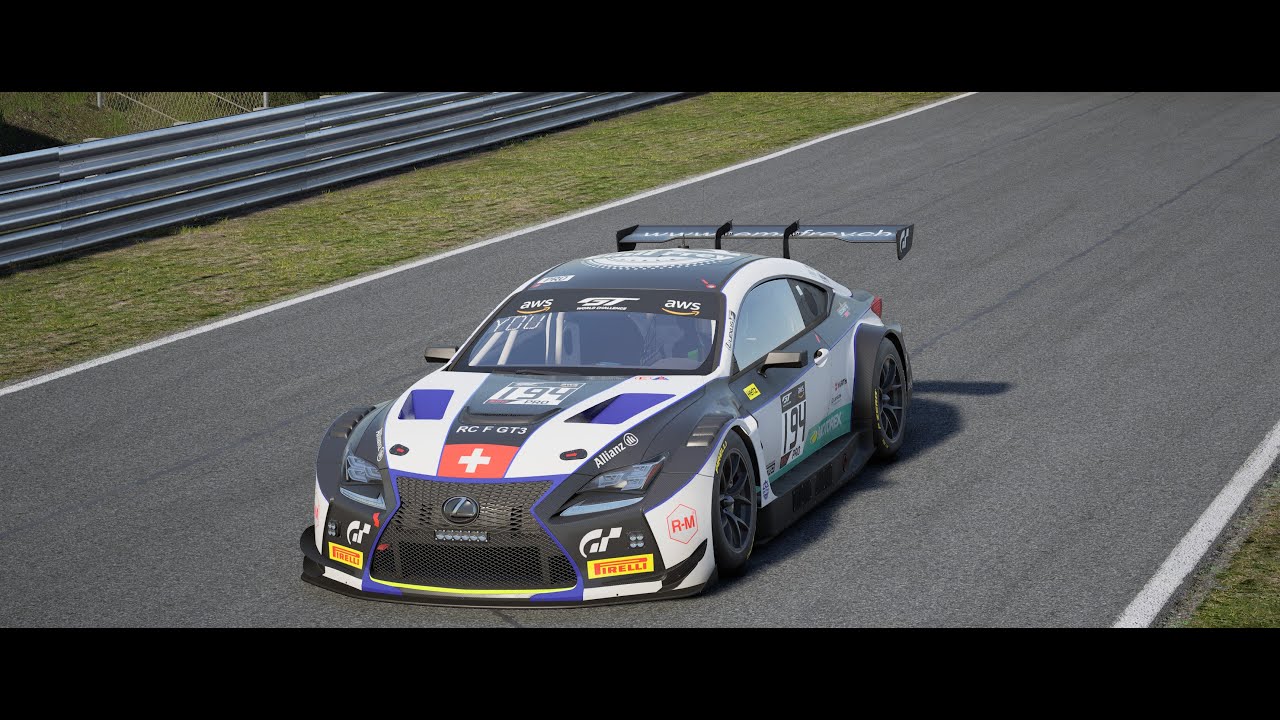 Assetto Corsa Competizione FUN Short Race Brands Hatch / Lexus RCF GT3 / W SETUP / AI 97 AGG