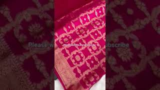 Pure Georgette Zecard Silk Saree With All Over Checks Circle Design And Border With Rich Pallu