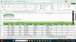 New Perspectives Excel 365 | Module 7: SAM Project A Panoramic Insurance