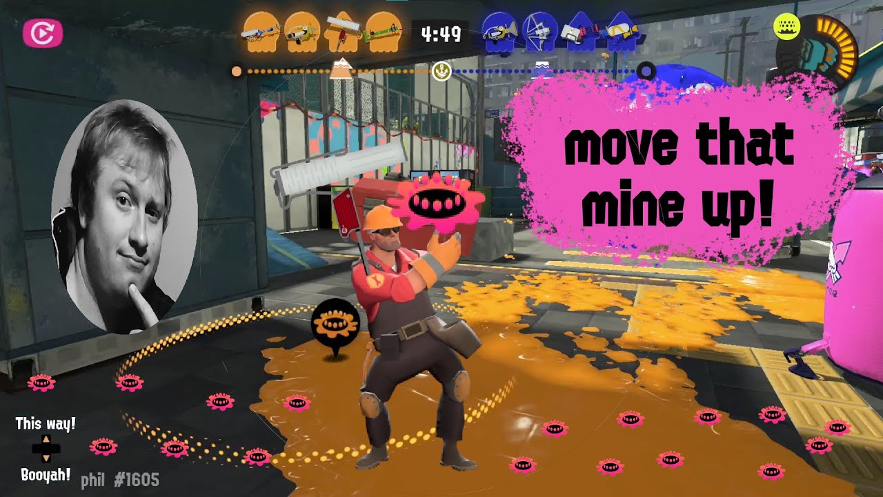 [Splatoon 3] Flingza Roller - move those ink mines up! - Eeltail RM ...